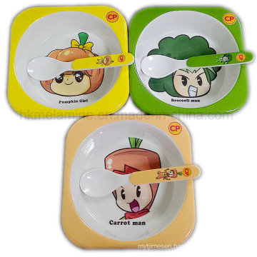 Melamine Promotional Gift Square Bowl Set (TZ5372)